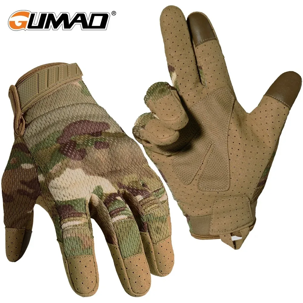 Outdoor Hunting Bike - Camo sarung tangan layar sentuh, peralatan
