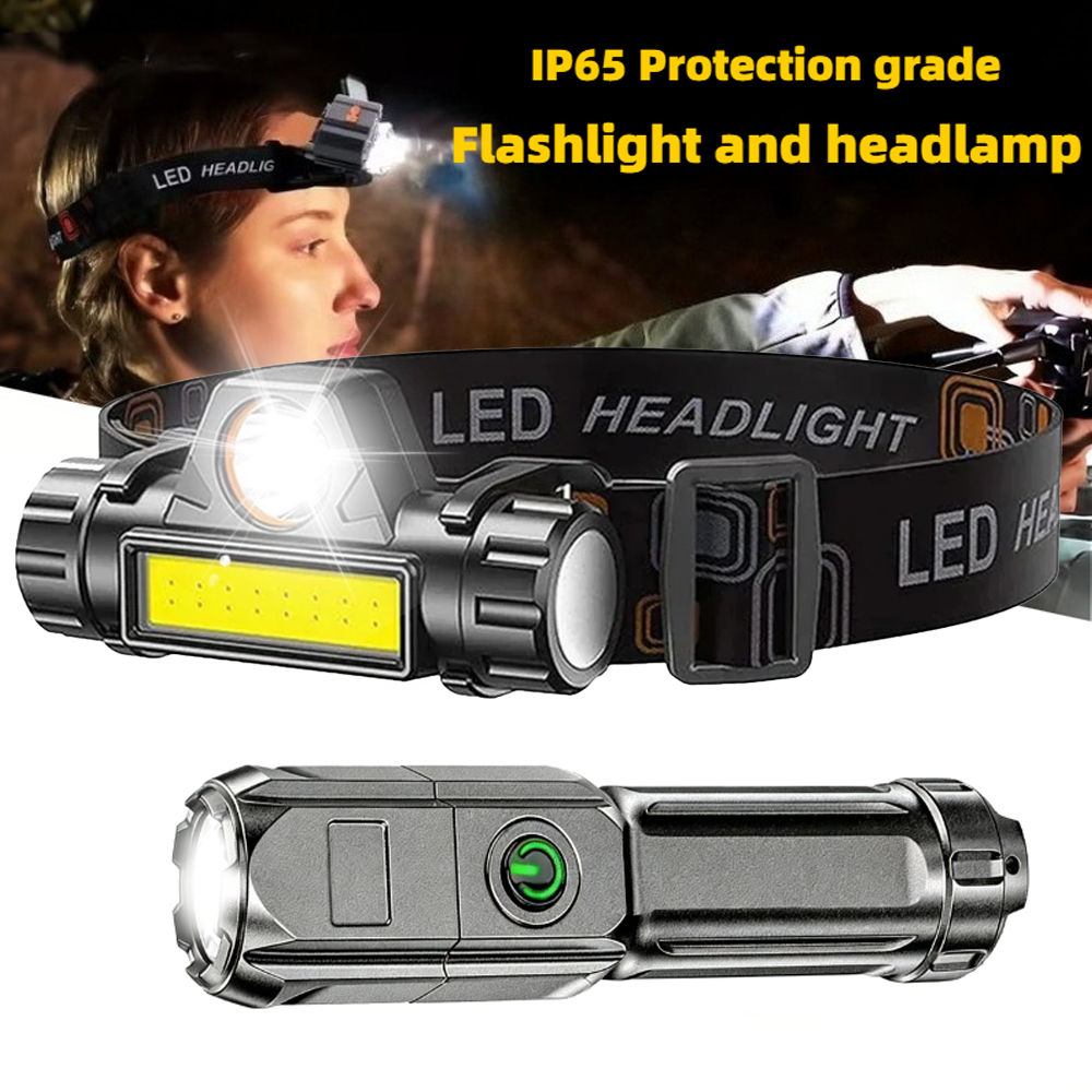 Headlamp Tactical Bright - Senter Super Terang Lampu Depan LED