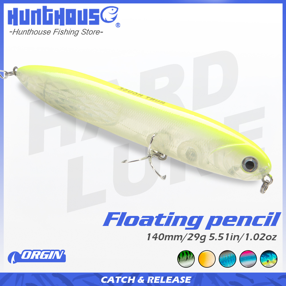 Hunting Quotes - Umpan Pancing Permukaan Hunthouse Pencil 140mm