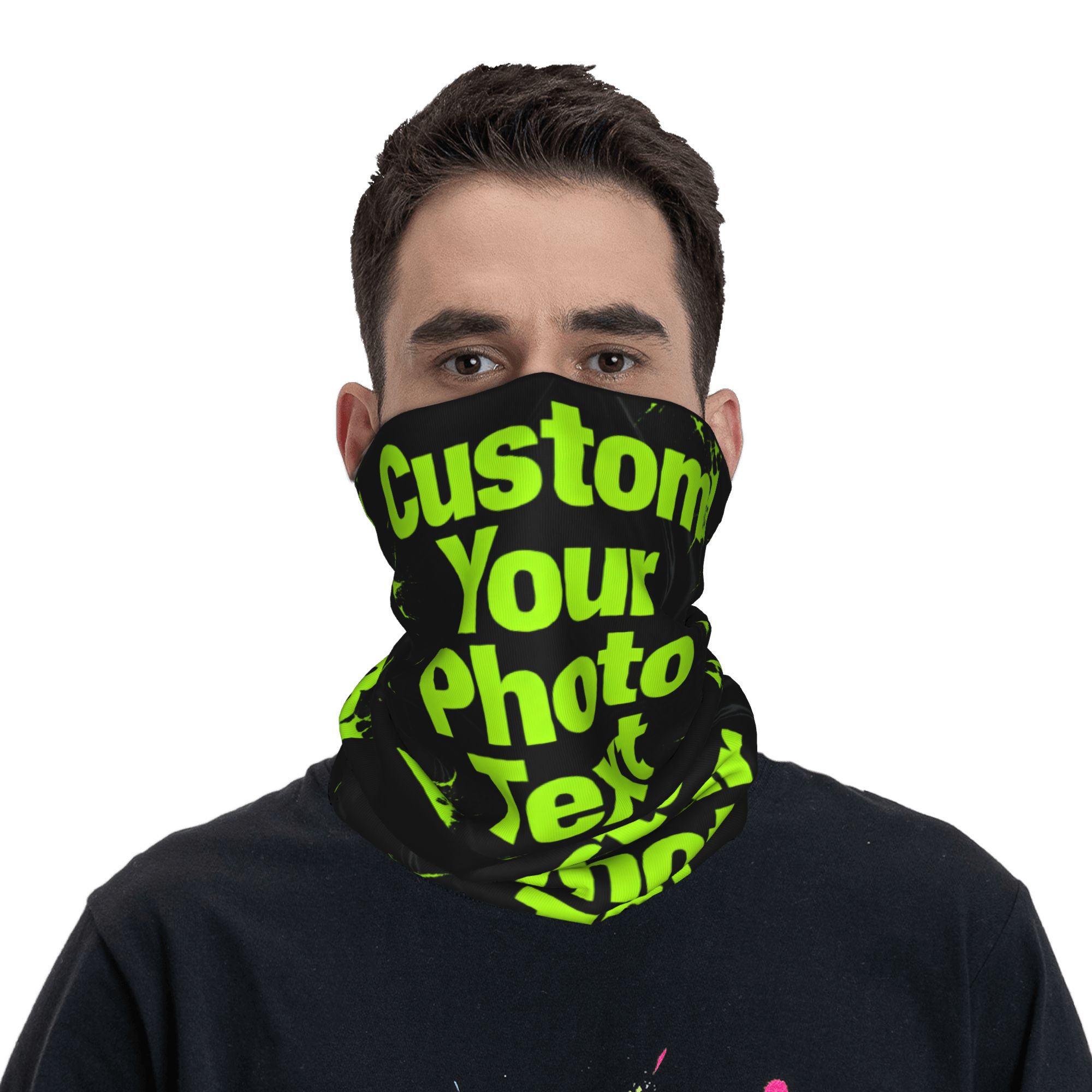 Outdoor Hunting Logo - Bandana Leher Custom dengan Foto, Logo,