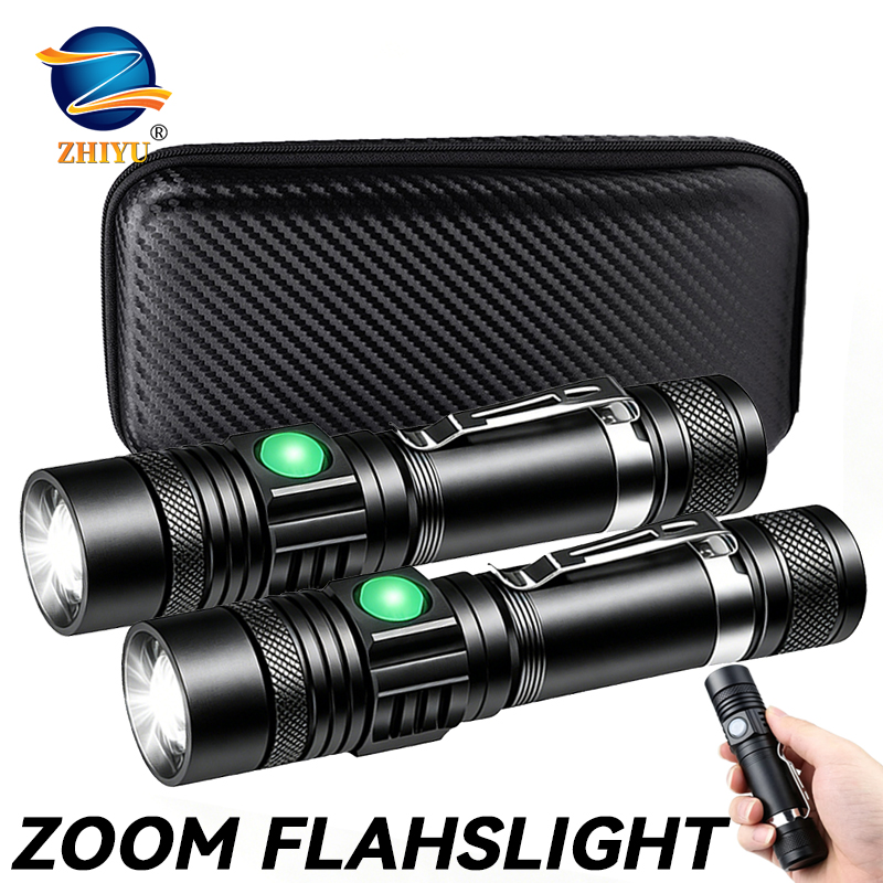 Outdoor Hunting Bike - Senter LED T6 Isi Ulang, Senter
