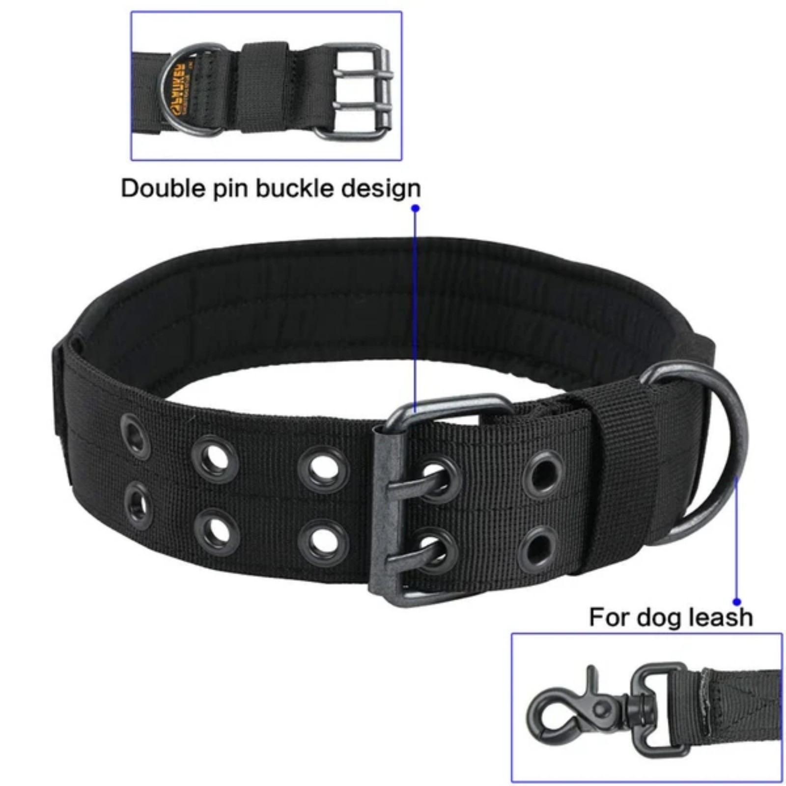 Kalung Anjing Taktis Camo, Bah - Outdoor Hunting Dog Collar ulasan dan harga