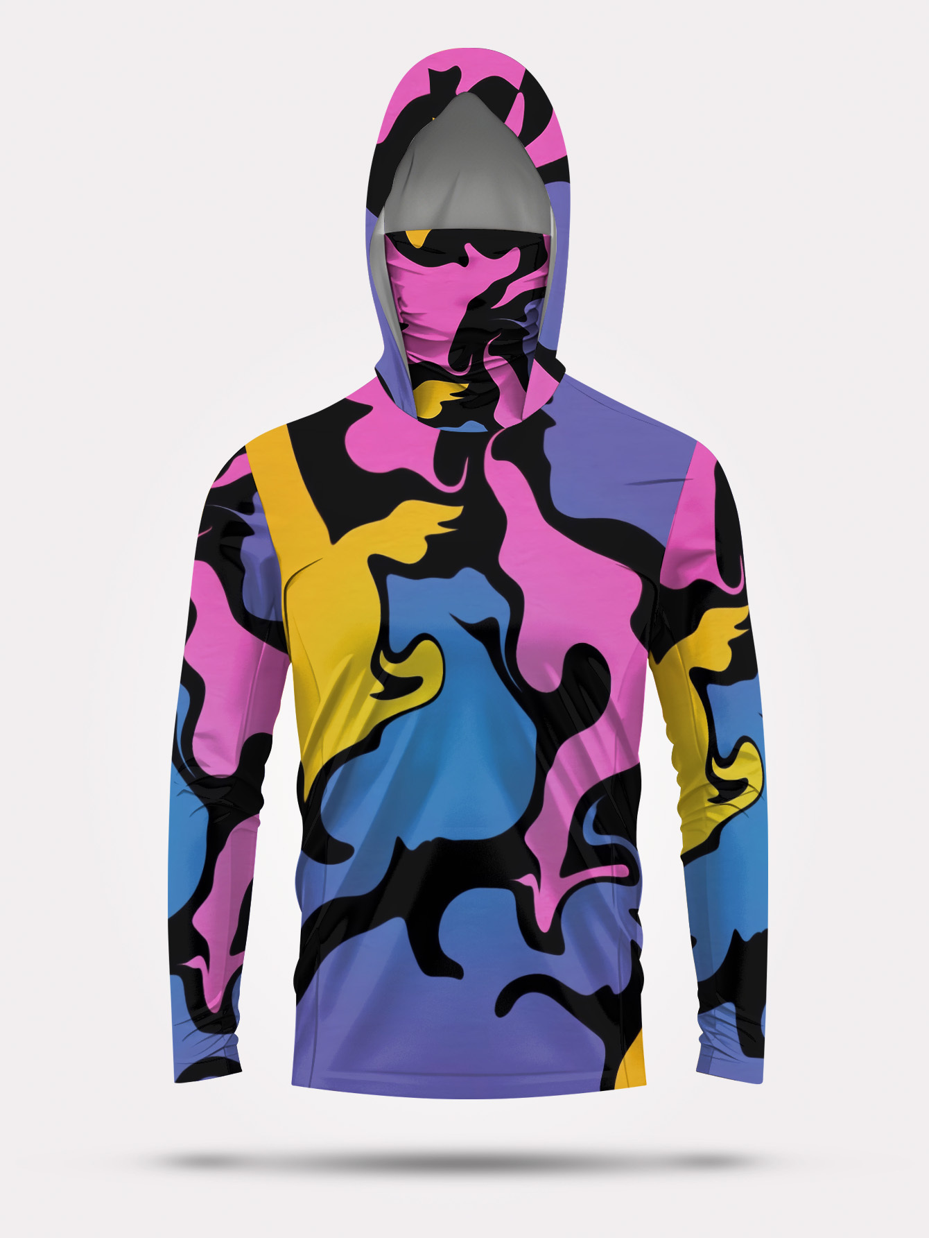 Kaos hoodie mancing pria lenga - Hunting & Outdoor Supplies ulasan dan harga