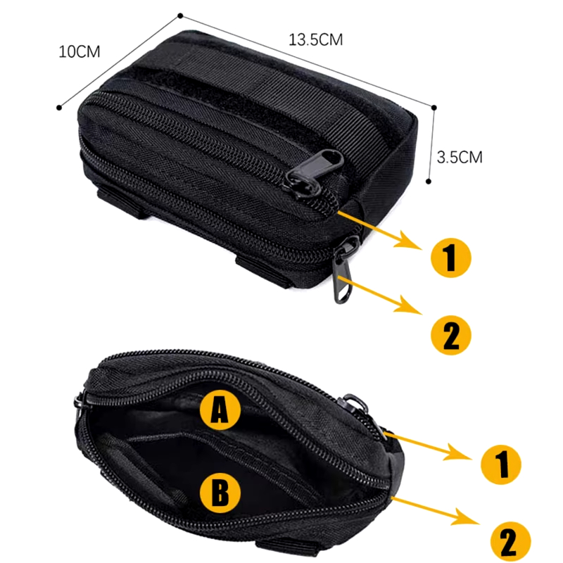 Tas Pinggang Pria Double Layer - Outdoor Hunting Belt ulasan dan harga