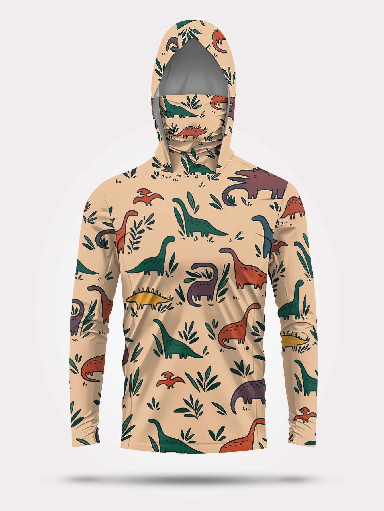 Kaos hoodie mancing untuk pria - Hunting & Outdoor Supplies ulasan dan harga