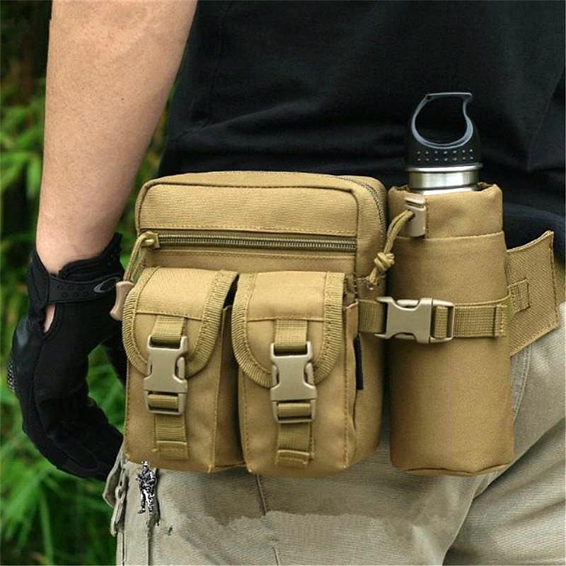 1 Buah Tas Pinggang Pria Takti - Outdoor Hunting Belt ulasan dan harga