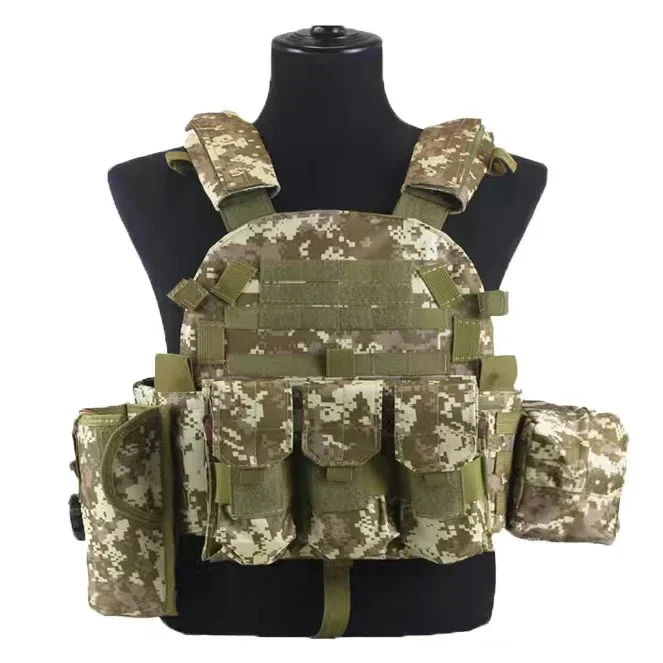 Rompi Taktis Kamuflase 6094 Mu - Camouflage Hunting Jacket ulasan dan harga