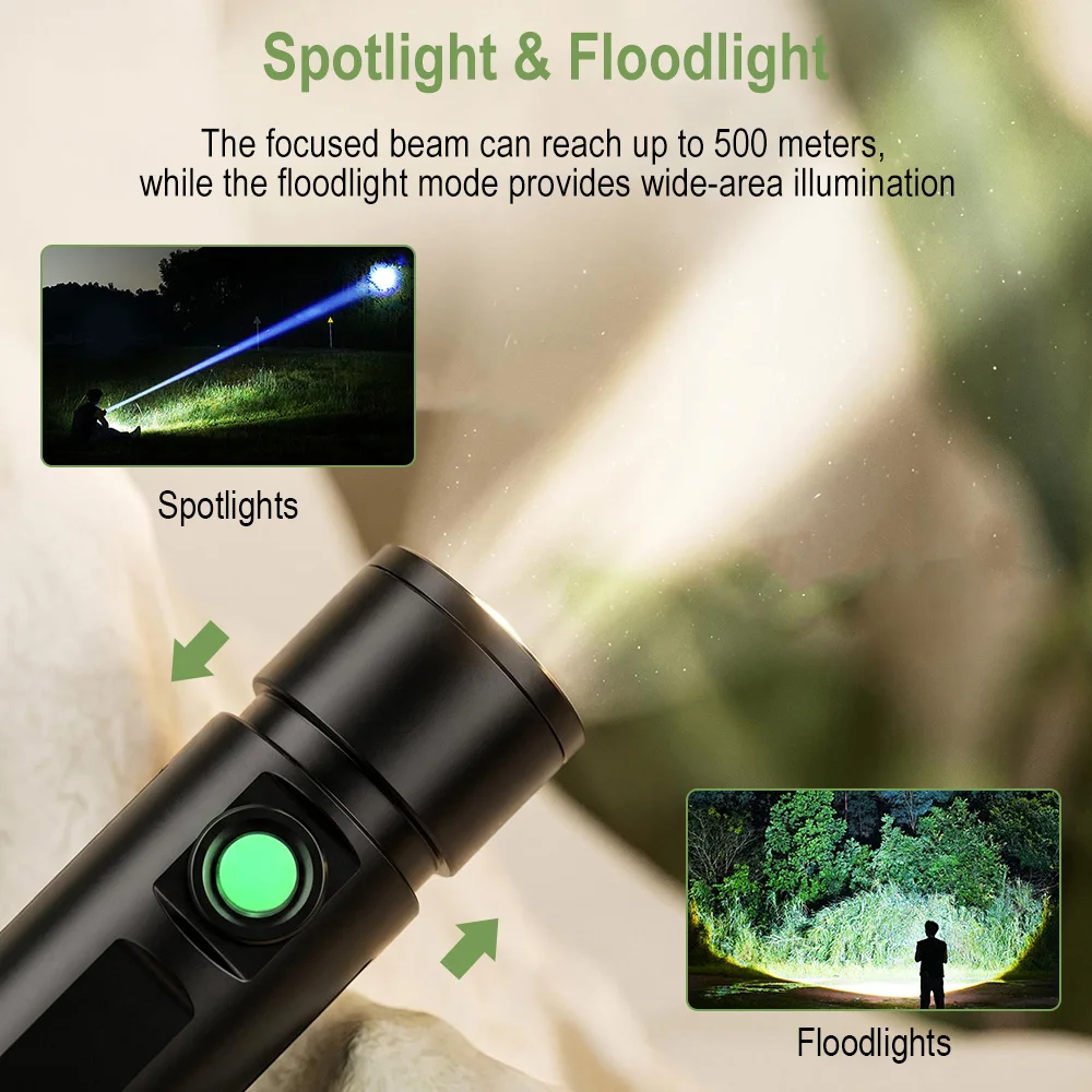 BORUiT 300LM 500M Senter LED Z - Outdoor Hunting Bike ulasan dan harga
