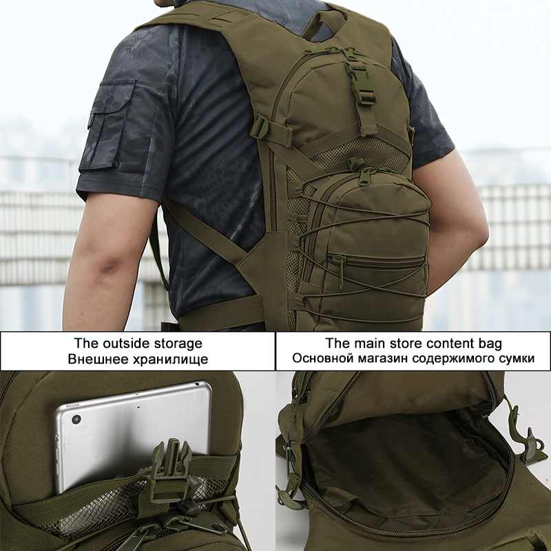 Ransel taktis Molle 15L, tas p - Outdoor Hunting Bike ulasan dan harga