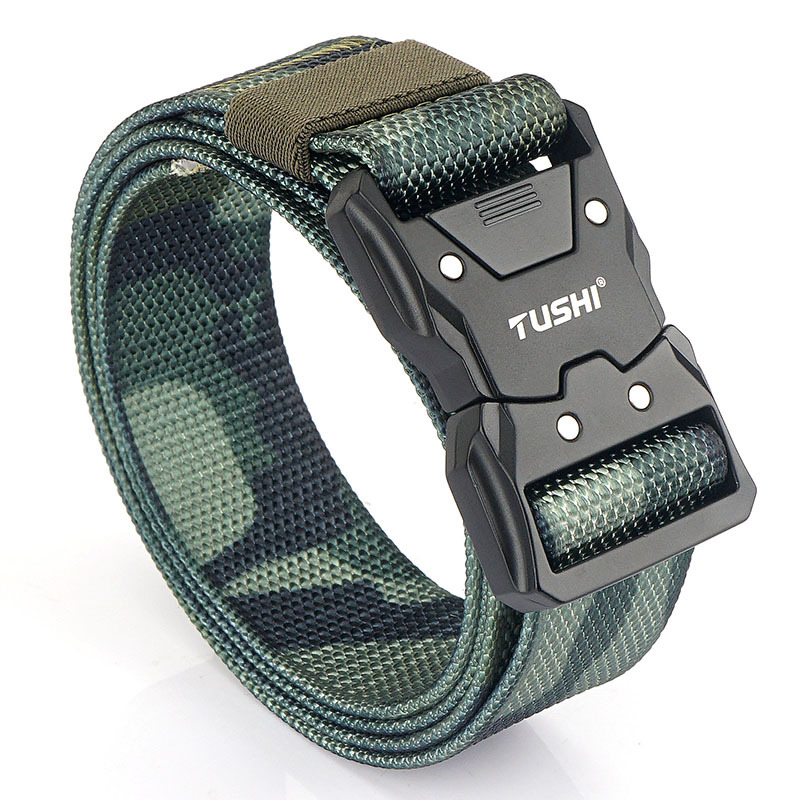 Sabuk Taktis Pria dengan Gespe - Outdoor Hunting Belt ulasan dan harga